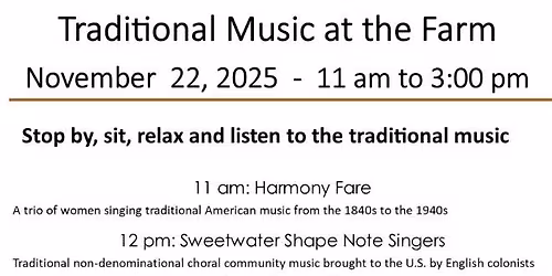 Traditional Music at the Farm