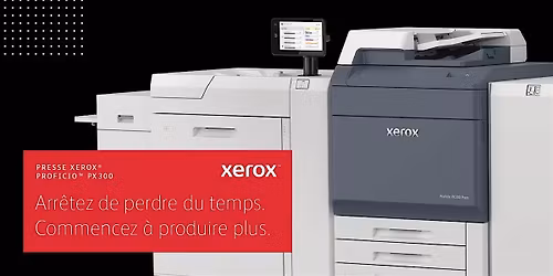 Pr\u00e9sentation nouvelle presse num\u00e9rique Xerox Proficio 300