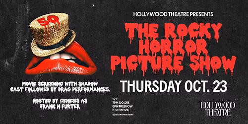 The Rocky Horror Picture Show - Movie Screening With Shadow Cast + Drag Performance With Genesis!