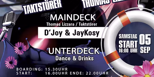 Beats on Bord: Thomas Lizzara, Taktst\u00f6rer, D\u00b4Joy, JayKosi