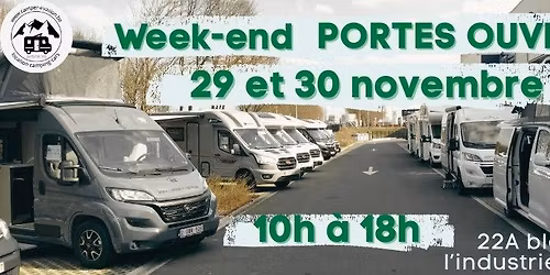 Week-end portes ouvertes ces 29 & 30 Novembre