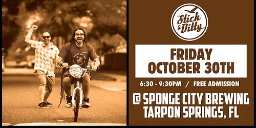 Stick & Ditty at Sponge City Brewing (Tarpon Springs, FL) - 10\/30\/26