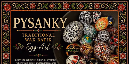 Pysanky: Traditional Wax Batik Egg Art