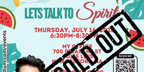 Let's Talk to Spirit-in Person Event