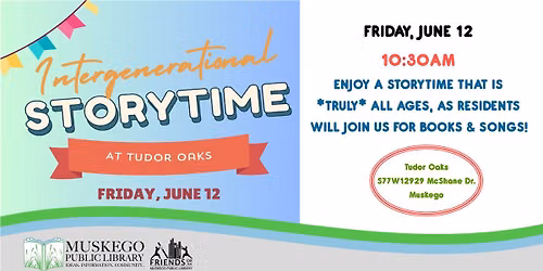 Intergenerational Storytime @ Tudor Oaks