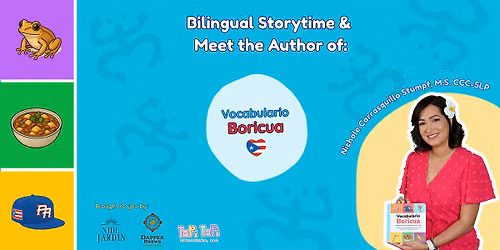 Vocabulario Boricua - Bilingual Storytime & Meet the Author