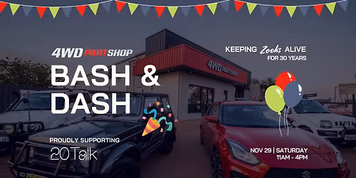 Big Bash & Dash: 4WD Partshop Turns 30  + Powerlines Run