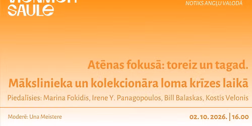 At\u0113nas fokus\u0101 \/ Athens in Focus \u2013 publisk\u0101 saruna