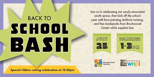 Back to School Bash & Youth Space Grand Reopening