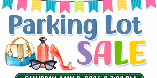 Church Spring Parking Lot Sale!  