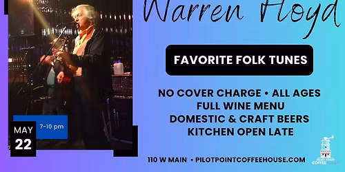 LIVE MUSIC: Warren Floyd