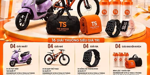 🎁 ĐẾM NGƯỢC ĐẾN NGÀY “RINH QUÀ” – SINH NHẬT 4 TUỔI THE SERVICE GYM🥳