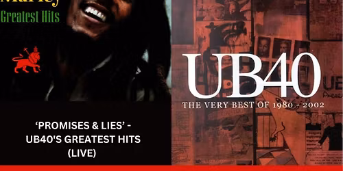 Buffalo Soul - Bob Marley Experience & Promises & Lies UB40 Tribute (Live)