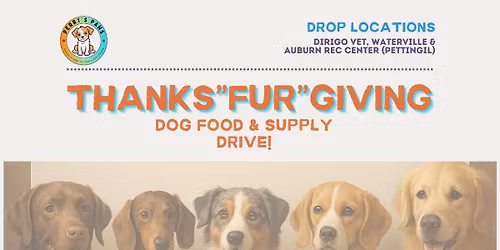 ThanksFURgiving 🐾 Dog Supply Drive