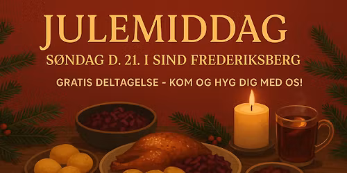 Julemiddag for unge voksne i SIND Frederiksberg
