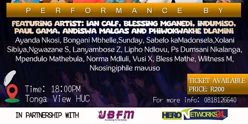 Nkomazi various artist live recording