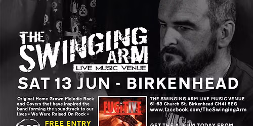 Fugitive LIVE in Birkenhead