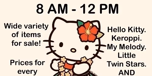 SUMMER SANRIO SHOP-HOP (SAT, 5\/23\/2026, 8 AM-12 PM)