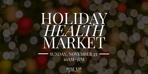 HOLIDAY MARKET + BREATHWORK + SOUND HEALING