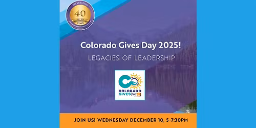 CO Gives Day 2025!  Legacies of Leadership