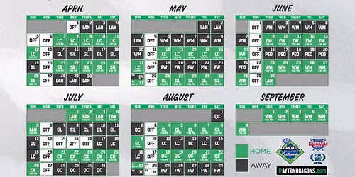 Dayton Dragons vs. Quad Cities River Bandits