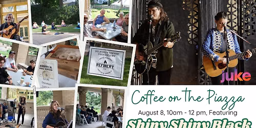Coffee on the Piazza - Shiny Shiny Black