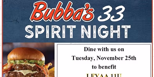 Bubba's 33 Spirit Night