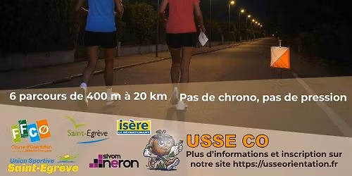Cular'O Night : Course d'Orientation Urbaine de Nuit \u00e0 Saint Egr\u00e8ve (38)