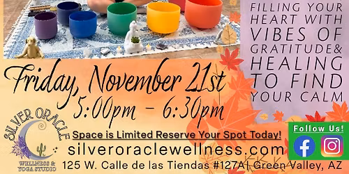 Gratitude Sound Bath with Michelle Black Stadnik