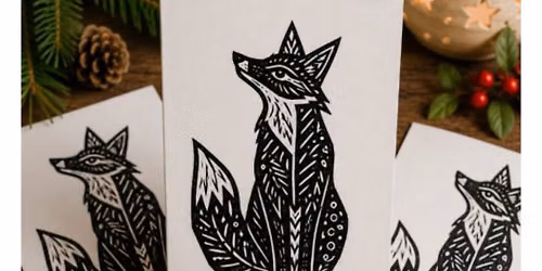 Festive Lino Printing -\u00a345 per person