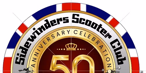 Sidewinders Scooter Club of Great Yarmouth 50th anniversary year pre season Sunday social. 