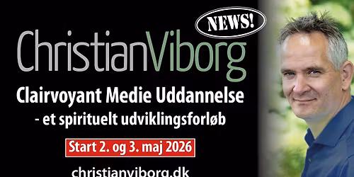 NEWS - NY HOLD 2 & 3 maj Clairvoyant Medie uddannelse \u2013 et spirituelt udviklingsforl\u00f8b 2026