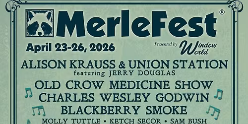 Merlefest: Alison Krauss and Union Station The Jerry Douglas Band & Jake Shimabukuro - Sunday