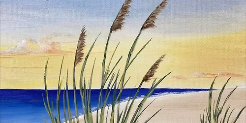 Ocean Breeze Paint and Sip- beer pour included