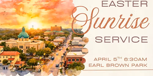 Easter Sunrise Service at Earl Brown Park