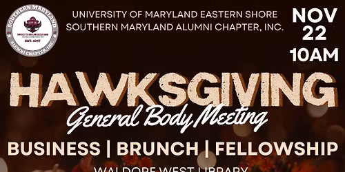 Hawksgiving Chapter Meeting