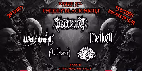 Unholy Black Night 2025