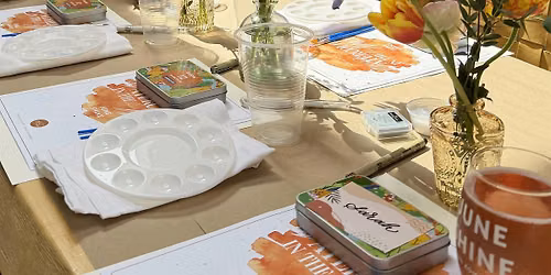 Watercolor Workshop at P.F. Candle Co. (Beginner Friendly!)