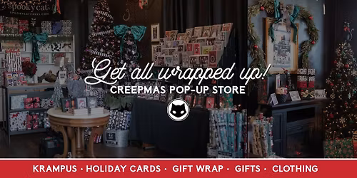 Spooky Cat Press Creepmas Pop Up Store
