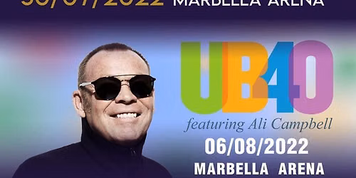 UB40 Ft. Ali Campbell Marbella Tickets