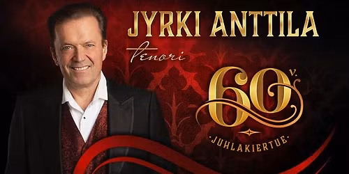 Jyrki Anttilan 60-v juhlakiertue Korsukyl\u00e4ss\u00e4 1.7.2026 