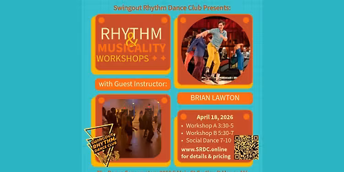 Guest Instructor Brian Lawton: Workshops + Social Dance
