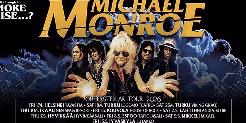 Michael Monroe \u2013 Outerstellar Tour 2026
