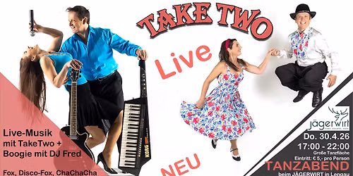 Tanzabend, Live Musik und DJ Fred abwechselnd