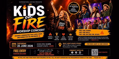 Kids on Fire Worship Concert