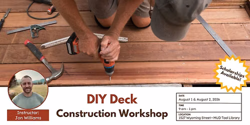 DIY Deck Building Construction Workshop