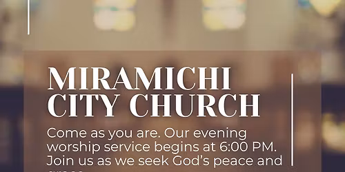 Sunday Evening Worship Service