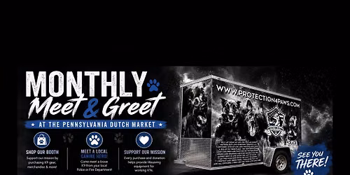 Monthly K9 Meet & Greet at the Pennsylvania Dutch Market