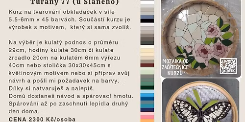 Tu\u0159any u Slan\u00e9ho mozaikov\u00fd kurz pro dosp\u011bl\u00e9