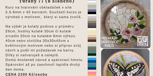 Tu\u0159any u Slan\u00e9ho mozaikov\u00fd kurz pro dosp\u011bl\u00e9